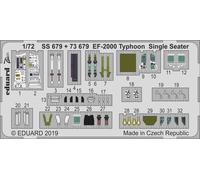 Eduard SS679 Etched Aircraft Detailling Set 1:72 Eurofighter EF-2000 Typhoon Sin
