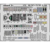 Eduard SS707 Etched Aircraft Detailling Set 1:72 Grumman F-14A Tomcat