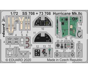 Eduard SS708 Etched Aircraft Detailling Set 1:72 Hawker Hurricane Mk.IIc