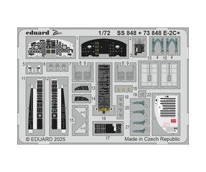 Eduard SS848 Grumman E-2C+ Hawkeye 1:72 Etch Set for Heller 82300