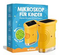 Edubini Kids Digital Microscope [1000X Magnification] - Portable Pocket Microscope for Garden, Forest and Experiments - Children's Microscope with HD Digital Display [Includes Photo Function]