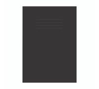 Educ A4 Stretch Book Black 2X25 PK50