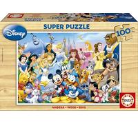 100-Piece Wooden Puzzle, The Wonderful World of Disney®, by EDUCA dark blue