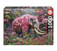 Educa - 1000 Piece Floral Elephant Jigsaw Puzzle for Adults | Wildlife Flowers Animals Theme Relaxation Gift | Ages 14+ (20229)