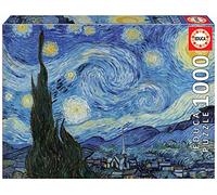 Educa - 1000 Piece Jigsaw Puzzle for Adults | Starry Night by Van Gogh | Iconic Post-Impressionist Art Masterpiece | Adult Jigsaw | Ages 14+ (19263)