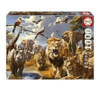 Educa - 1000 Piece Jigsaw Puzzle Wild Animals | Nature Jigsaw Puzzle | Size 68x48cm | Includes Glue Fix | For Adults 14+ (19920)