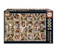 Educa - 1000 Piece Miniature Jigsaw Puzzle for Adults | Sistine Chapel Miniature | Size: 30 x 46 cm | Ages 14+ (20581)