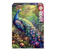 Educa - 1000 Piece Jigsaw Puzzle for Adults | Peacock Garden. Includes Fix Puzzle Glue. Dimensions: 48 x 68 cm. Ages 14 and up (20262)