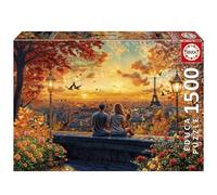 Educa - 1500 Piece In Love in Paris Jigsaw Puzzle for Adults | Romantic Theme France Relaxation Gift | Ages 14+ (20569)