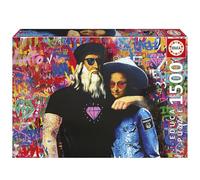 Educa - 1500 Piece Jigsaw Puzzle for Adults | Leo and Lisa by TV Boy | Urban Street Art | Assembled Size 85 × 60 cm | Adult Jigsaw | Ages 14+ (20181)