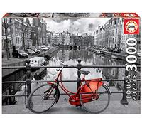 Educa 16018 - Amsterdam, Netherlands - 3000 pieces - Coloured Black & White Puzzle