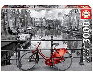 Educa 16018 - Amsterdam, Netherlands - 3000 pieces - Coloured Black & White Puzzle