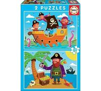 Educa Borrás Puzzle 17149 – 2 x 20 – Pirates