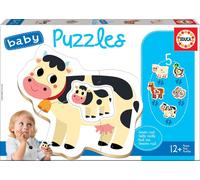 Educa 17574 puzzel van 12 maanden De boerderij