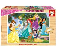 Educa 17628 Disney Princess Wood 100 Pieces, Cranberry
