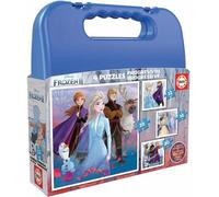 Educa 18114 Disney Frozen Progressive Puzzles II Case 12+16+20+25, Unique, One S
