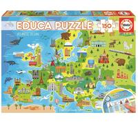 Educa 18607 Mapa Europa Jigsaw Puzzle, 150 Pieces, Multicoloured Puzzle, Europe