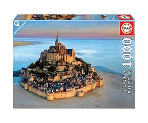 Educa 19262 1000 Mont-Saint-Michel, multicoloured