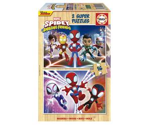 Educa 19579 Spidey & Amazing 2x16 Spidey & His Amazing Friends, Assorted, 26 x 1