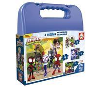 Educa 19580 Spidey & His Amazing Friends Progressive Suitcase 6+9+12+16, Assorte