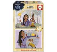 Educa - 2 x 50 pcs. Wooden Puzzle - Disney Wish (80-19739)