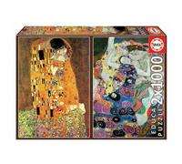 Educa 2 X The Kiss And The Virgin Gustav Kilimt Puzzle 1000 Pieces