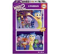 Educa Inside Out 2 100 Piece Cardboard Jigsaw Puzzle Fun for Double Game Girls and Boys from 6 7 8 Years (20100), Varié