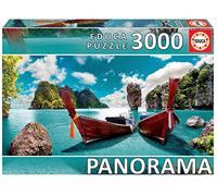 Educa - 3000 Piece Puzzle for Adults in Panoramic Format | Phuket, Thailand Includes Missing Piece Service. Ages 14 (18581)
