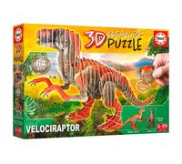 Educa 3d Velociraptor Dinosaurs Puzzle