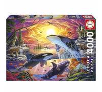 Educa Orcas And Wolves Puzzle 4000 Pieces Multicolor Kids