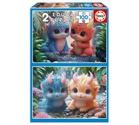 Educa Adorable Monsters 2x100 Pieces Puzzle