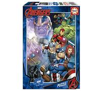 Educa - Avengers 300-Piece Jigsaw Puzzle for Children | Marvel Heroes Action | Develops Fine Motor and Creative Skills for Kids | Ages 8+ (19680)