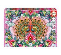 Educa - Bengal Turkeys, Catalina Estrada | 1500 Piece Puzzle for Adults. Measurements: 85 x 60 cm. Includes Glue Fix Puzzle. From 14 years old