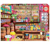 Educa Borrás 17104 Animated and Comic Drawings Educa Borras The Candy Shop 1000 Piece Jigsaw Puzzle, Multi