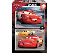 Educa Borras 17177 2 x 48 3 (cardboard) Cars The Movie Puzzle, Varied, standard