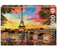 Educa Borrás 17675 Sonnenuntergang Educa Borras Sunset in Paris 3000 Jigsaw Puzzle, Multi