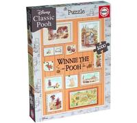 Educa Borras 18256 Winnie The Pooh 1000 Piece Photoframes Jigsaw Puzzle, Multi