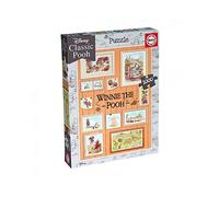 Educa Borras 18256 Winnie The Pooh 1000 Piece Photoframes Jigsaw Puzzle, Multi