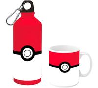 Educa Borras Pokémon Aluminium Bottle & Cup Red 500 ml