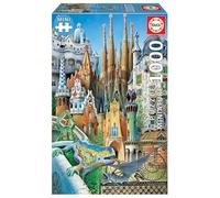 Educa Borras Puzzle Collage Gaudi Miniature (1000 Pieces)
