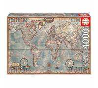 Educa Borras The World Political Map Puzzle 4000 Pieces Multicolor 9-12 Years