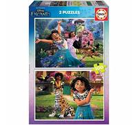 Educa - Charm, Disney, 2 Cardboard Puzzles with 100 Pieces Each, from 6 years, 2 Charming Cardboard Children's Puzzles composed of 100 Pieces Each (19201)