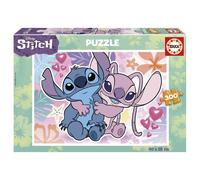 Educa - Children's Puzzle with 300 Pieces | Disney Stitch. Dimensions: 40 x 28 cm. Recommended for children from 8 years (19964)