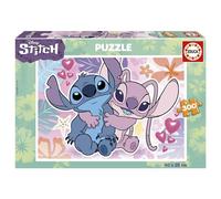 Educa - Children's Puzzle with 300 Pieces | Disney Stitch. Dimensions: 40 x 28 cm. Recommended for children from 8 years (19964)