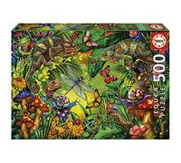 Educa - Colorful Forest | 500 pieces Puzzle Size: 48 x 34 cm Includes Fix Puzzle Tail to hang Once assembly is complete. Ages 11 and up (19551)