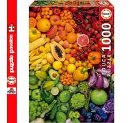 Educa - 1000 Piece Jigsaw Puzzle for Adults | Colourful Vitamins. Includes Fix Puzzle Glue. Dimensions: 48 x 68 cm. Ages 14 and up (20178)