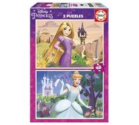 Educa - Disney Set di 2 enigmi per bambini con 48 pezzi. Misura: 28 x 20 cm. C