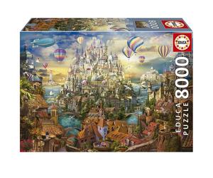Educa Dream Town Puzzle 8000 Pieces Multicolor Kids