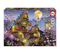 Educa - Fairy House 500-Piece Jigsaw Puzzle for Adults | Enchanting Fantasy Illustration Artwork | Ages 11+ (19554)