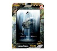 Educa - Jurassic World Universal Licensed 1000 Piece Jigsaw Puzzle | Dinosaur Puzzles | Jurassic Park | Ages 14+ (20592)